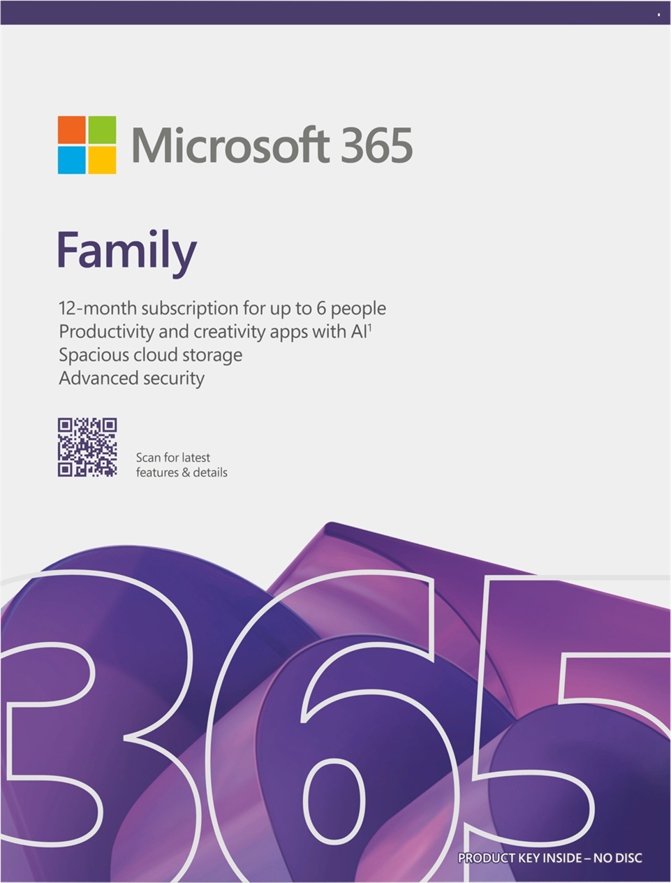Microsoft 365 Family FY25H2 Mac/Win, 1 Rok, Eng