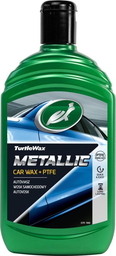 Metallic Car Wax + PTFE 500ml TURTLE WAX