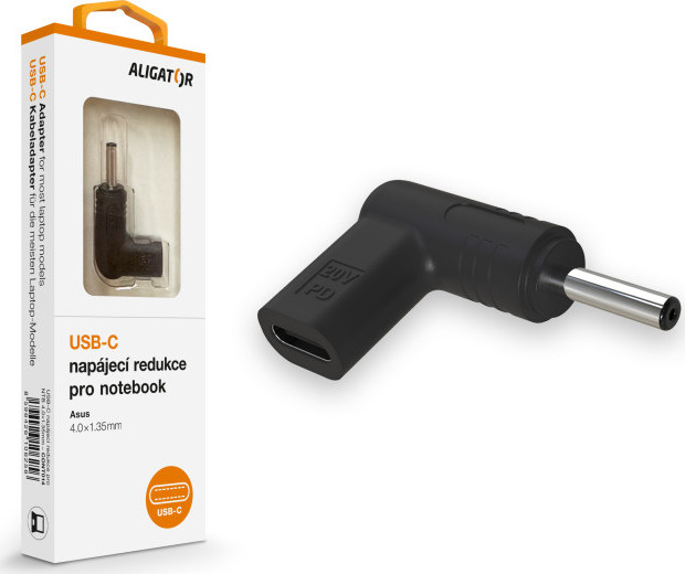 Aligator USB-C napájecí redukce 4,0 x 1,35 mm pro notebooky Asus