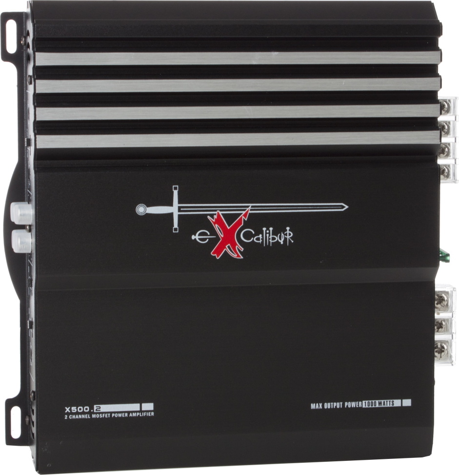 Excalibur X-500.2/ zesilovač/ 2-kanálový/ 2x 50W/ 1x 150W