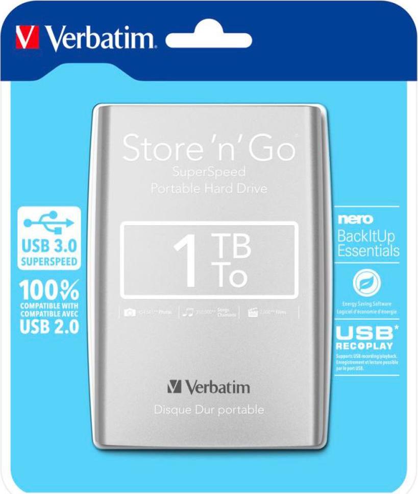 53071 Store'n'Go USB3.0 1TB HDD VERBATIM