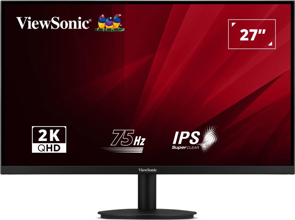 ViewSonic VA2708-2K-HD-2 27" 16:9  (27") 2560 x 1440 SuperClear® IPS Monitor 75Hz with 2 HDMI, DisplayPort