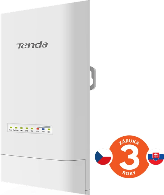 Tenda OS3 Wireless Outdoor CPE 5 GHz, 802.11ac/a/n, 867 Mb/s, 4x LAN, 12 dBi, Pass. PoE, IP65