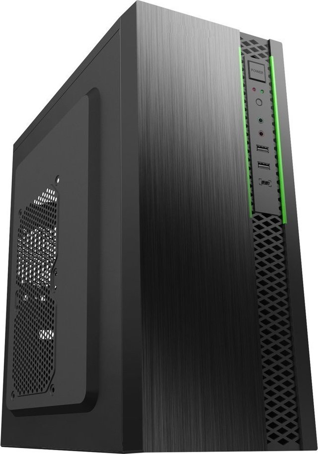 EUROCASE MidT ML N6-550B / bez zdroje / 2x USB 3.0  / USB-C / černá