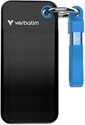 VERBATIM Externí SSD Pocket SSD 2TB, USB-C 3.1, černá/modrá