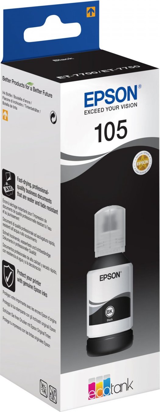 EPSON ink čer 105 EcoTank Black ink bottle