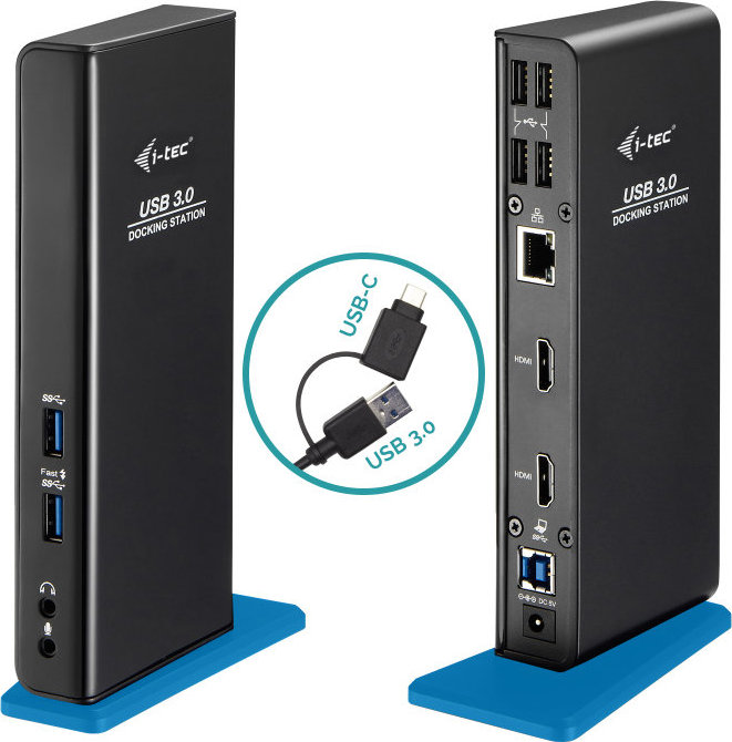 i-tec USB 3.0/USB-C Dual HDMI Docking Station