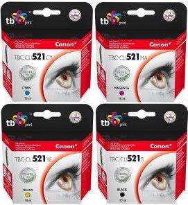 Multipack TB CMYK kompatibilní s Canon CLI-521