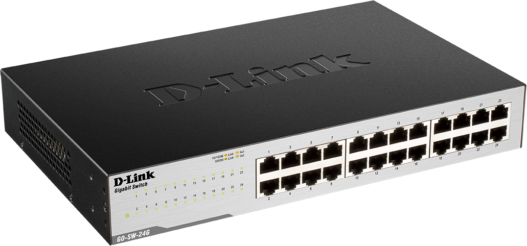 D-Link GO-SW-24G 24-Port GIGABIT EASY DESKTOP SWITCH