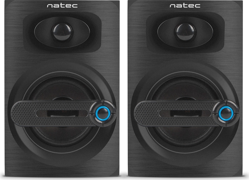 Natec reproduktory COUGAR/Stereo/6W/Černá