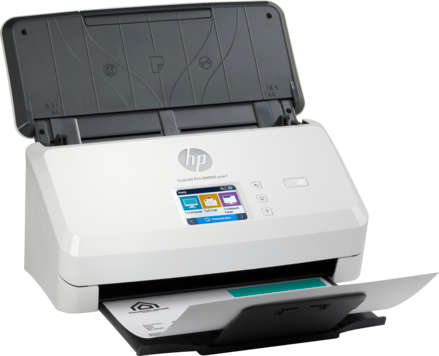 HP ScanJet Pro N4000 snw1 Sheet-Feed Scanner (A4, 600 dpi, USB 3.0, Ethernet, Wi-Fi, ADF, Duplex)