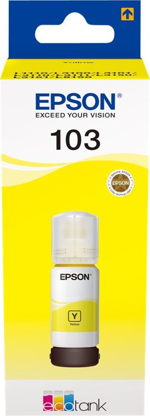 EPSON ink bar 103 EcoTank Yellow ink bottle