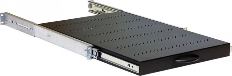 TRITON 19' výsuvná polička 650mm plnovýsuv, nosnost 45kg, černá