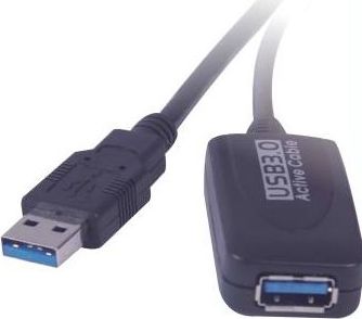 PremiumCord USB 3.0 repeater a prodluž. kabel 10m