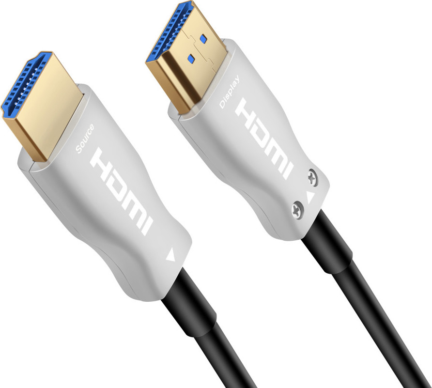 PremiumCord Kabel HDMI optický fiber High Speed with Ether. 4K@60Hz, 15m, M/M, zlacené konektory