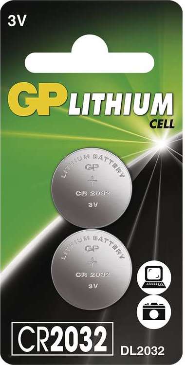 GP CR2032 Lithiová knoflíková baterie (2ks)