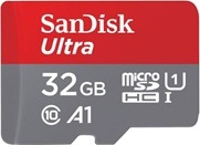 SanDisk MicroSDHC karta 32GB Ultra (120MB/s, A1 Class 10 UHS-I, Android - Tablet Packaging, Memory Zone App) + adaptér