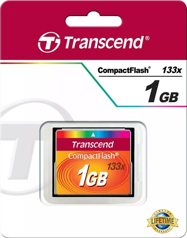 TRANSCEND Compact Flash 1GB (133x)