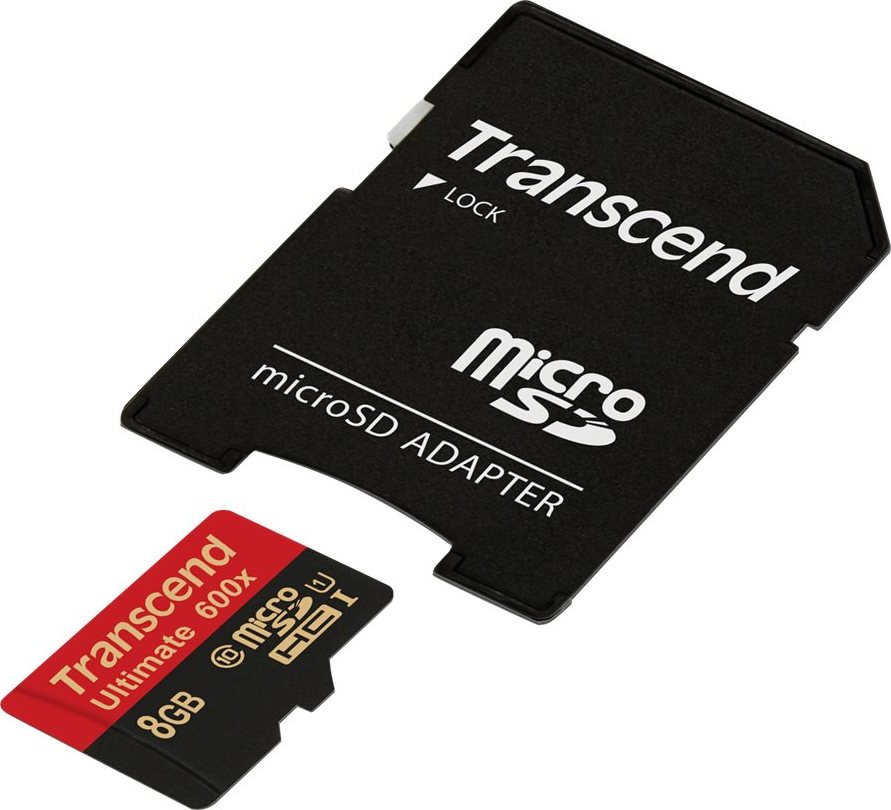 Transcend microSDHC 8GB UHS-I U1 TS8GUSDHC10U1