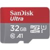 SanDisk MicroSDHC karta 32GB Ultra (120MB/s, A1 Class 10 UHS-I ) + adaptér