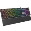 Genesis herní mechanická klávesnice THOR 401/RGB/Kailh Brown/Drátová USB/US layout/Černá
