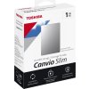 TOSHIBA Externí HDD CANVIO SLIM 1TB, USB 3.2 Gen 1, stříbrná / silver