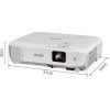 EPSON projektor EB-W06, 1280x800, 3700ANSI, 16.000:1, VGA, HDMI, USB 2-in-1, REPRO 2W