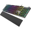 Genesis herní mechanická klávesnice THOR 380/RGB/Outemu Blue/Drátová USB/US layout/Černá
