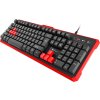 Genesis herní klávesnice RHOD 110/Drátová USB/US layout/Černá-červená