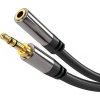 PREMIUMCORD prodlužovací kabel, Jack 3.5mm - Jack 3.5mm M/F 5m