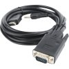 GEMBIRD A-HDMI-VGA-03-6 HDMI to VGA and audio adapter cable single port 1.8m black