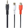 GEMBIRD CCA-406 Gembird kábel audio stereo minijack -> 2x RCA (CINCH) samica 0,2M