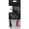 GEMBIRD CCA-406 Gembird kábel audio stereo minijack -> 2x RCA (CINCH) samica 0,2M