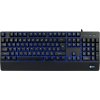 C-TECH Klávesnice KB-104BK, USB, 3 barvy podsvícení, černá, CZ/SK
