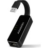 AXAGON ADE-XR, USB 2.0 - Fast Ethernet síťová karta, auto instal, černá