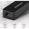 AXAGON ADE-XR, USB 2.0 - Fast Ethernet síťová karta, auto instal, černá