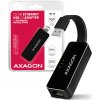 AXAGON ADE-XR, USB 2.0 - Fast Ethernet síťová karta, auto instal, černá