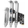 AXAGON PCEA-PSN, PCIe řadič - 1x paralelní (LPT) + 2x sériový port (RS232) 250 kbps, vč. LP