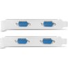 AXAGON PCEA-S4N, PCIe řadič - 4x sériový port (RS232) 250 kbps, vč. LP