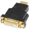 GEMBIRD Kabel redukce HDMI Male na DVI Female (zlacené kontakty, čený)
