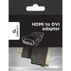 GEMBIRD Kabel redukce HDMI Male na DVI Female (zlacené kontakty, čený)