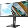 AOC MT VA LCD WLED 34" CU34P2A - VA panel, 3440x1440, 1ms, 2xHDMI, DP, USB, repro, nast vyska