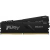 KINGSTON DIMM DDR4 64GB (Kit of 2) 2666MT/s CL16 FURY Beast Černá