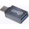 PREMIUMCORD Adapter USB 3.1 C/male - USB 3.0 A/female, metal grey, OTG