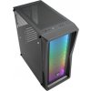 Fortron skříň Midi Tower CMT212A Black, A.RGB light bar