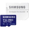 Samsung micro SDHC karta 128GB PRO Plus + SD adaptér