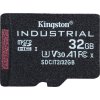 Kingston MicroSDHC karta 32GB Industrial C10 A1 pSLC Card Single Pack