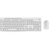 Logitech Silent Wireless Combo MK295, bezdrátová klávesnice + myš, US, Off-White