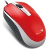 GENIUS myš DX-120, drátová, 1200 dpi, USB, červená