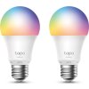 TP-Link Tapo L530E(2-pack) chytrá WiFi stmívatelná LED barevná žárovka